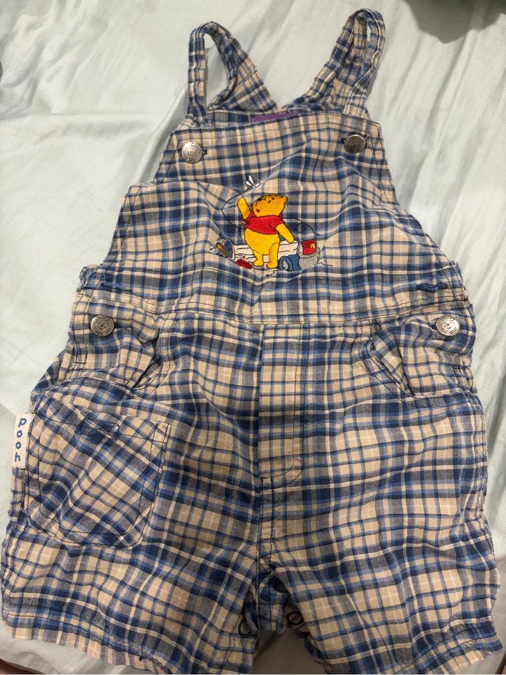 Elmo Denim Shortalls - Blue Kids Overalls